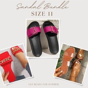 🩴NIB Sandal Bundle Size 11 🩴
